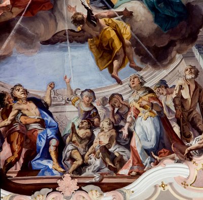 Fresco, Novacella Abbey, Bressanone, Trentino Alto Adige, Italy by Unknown